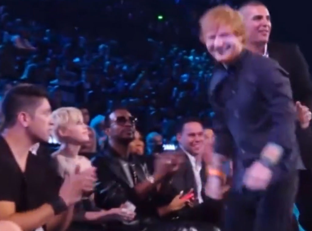 Ed Sheeran, Miley Cyrus, 2014 MTV VMA's Ed Sheeran, Miley Cyrus, 2014 MTV VMA's